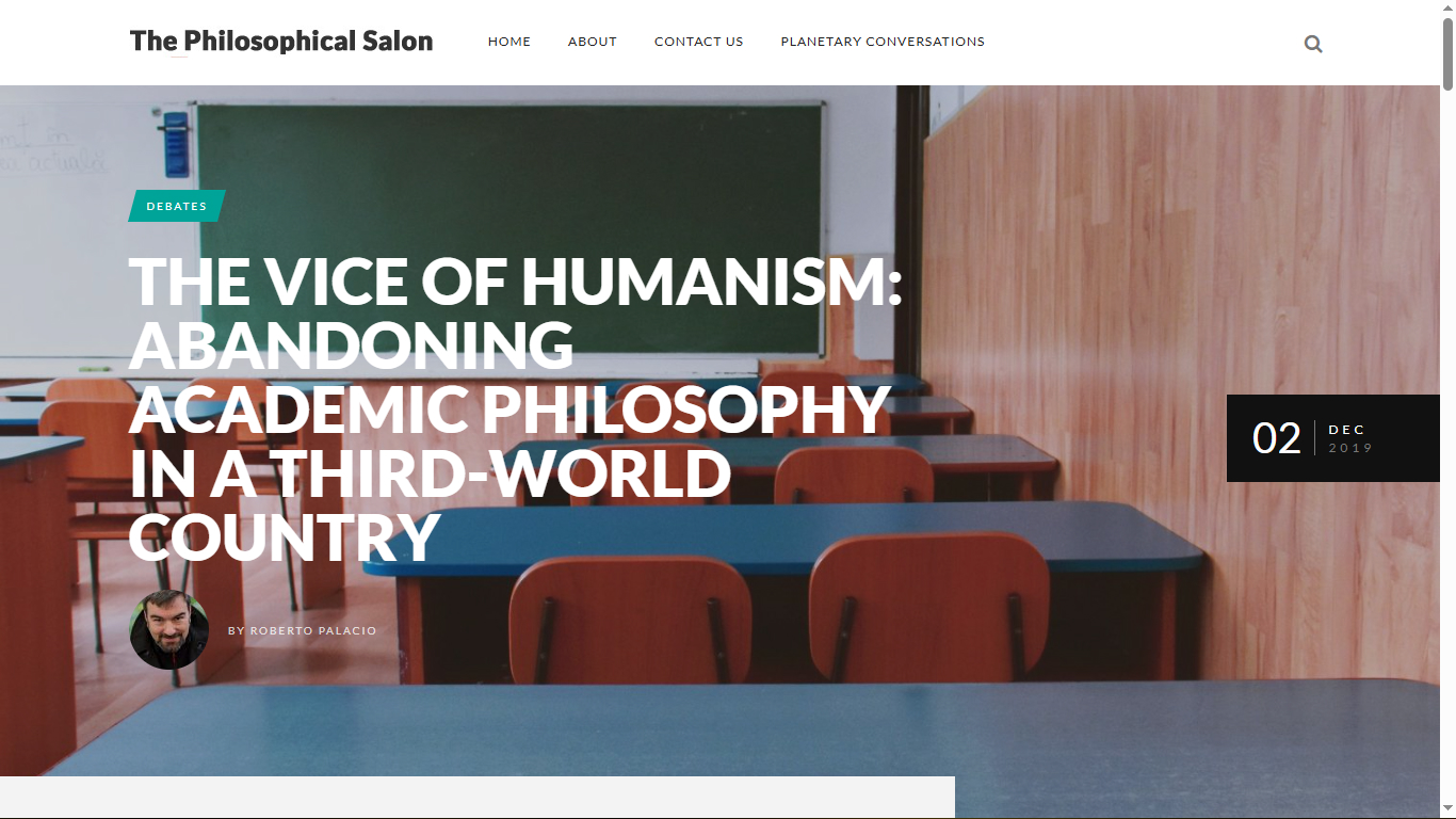 The vice of humanism